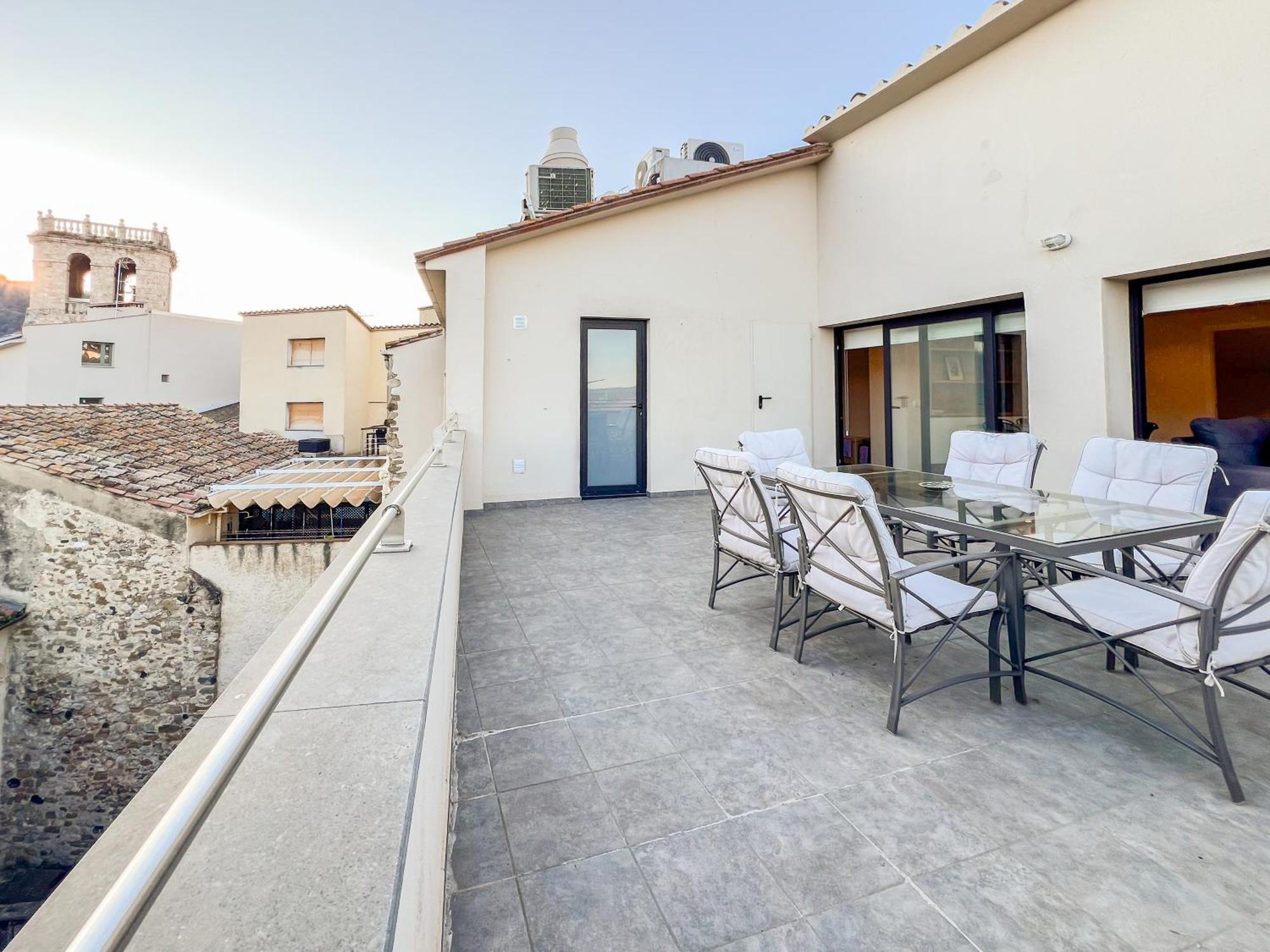 Can Cintet 3 Apartamento Con Terraza En Besalu Exterior photo
